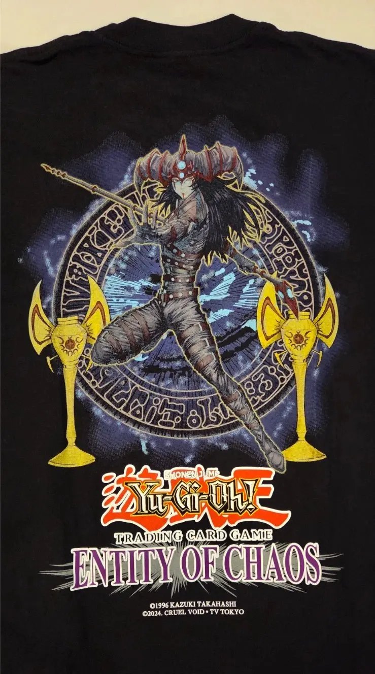 Cruel Void Yugioh Entity Of Chaos Yu Gi Oh Platinum Costanza in Black, Men's (Size Xl)