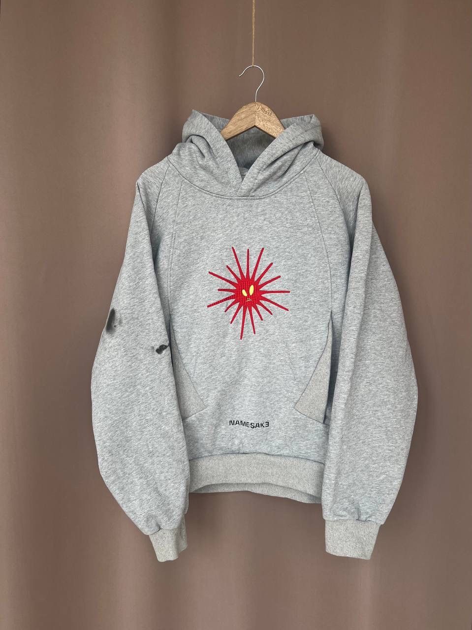 Namesake Joey Off-Court Graphic Hoodie Mens Size L in Gray, Men's