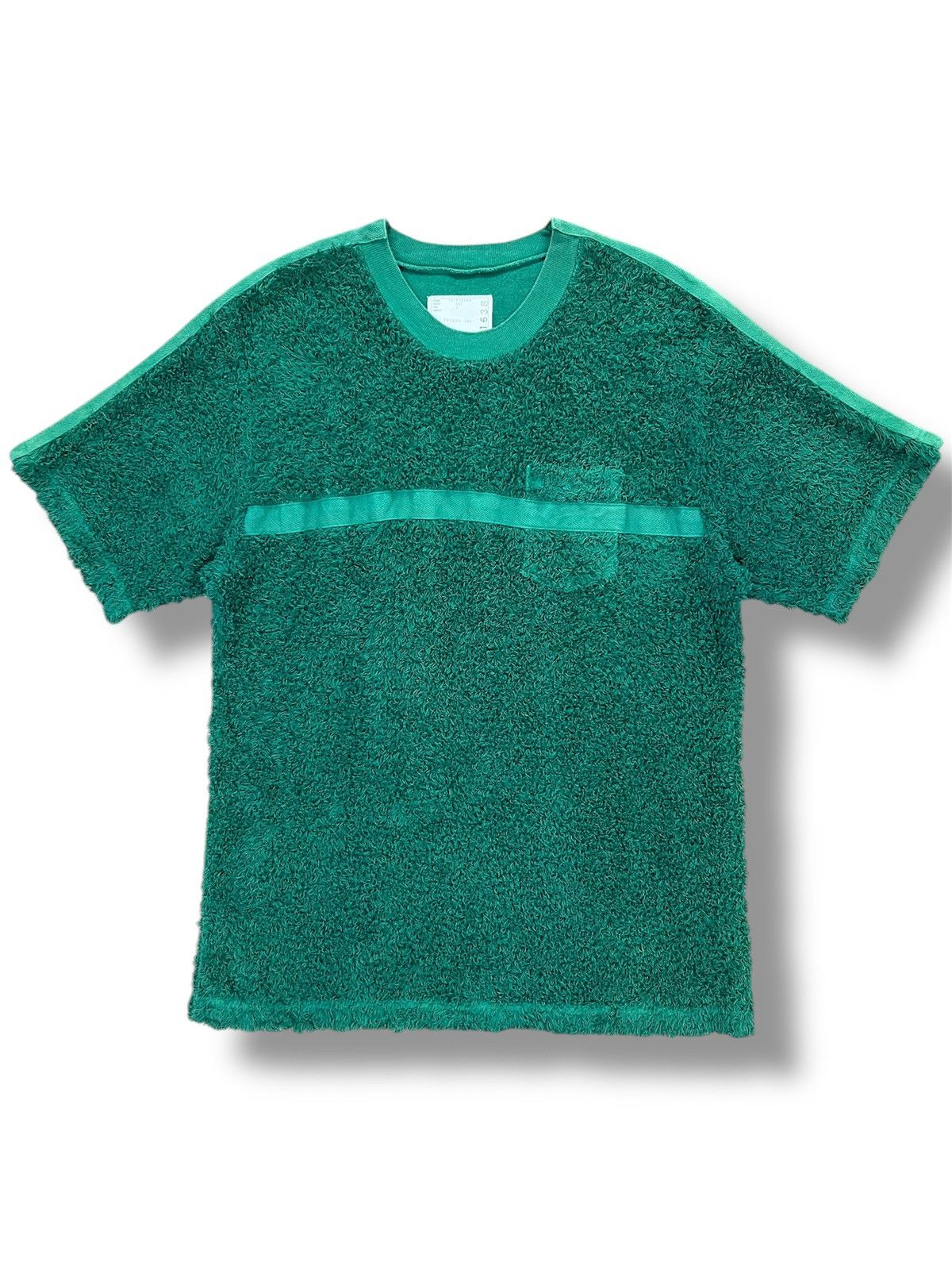 Sacai Terry Tshirt in Green, Men's (Size Small)