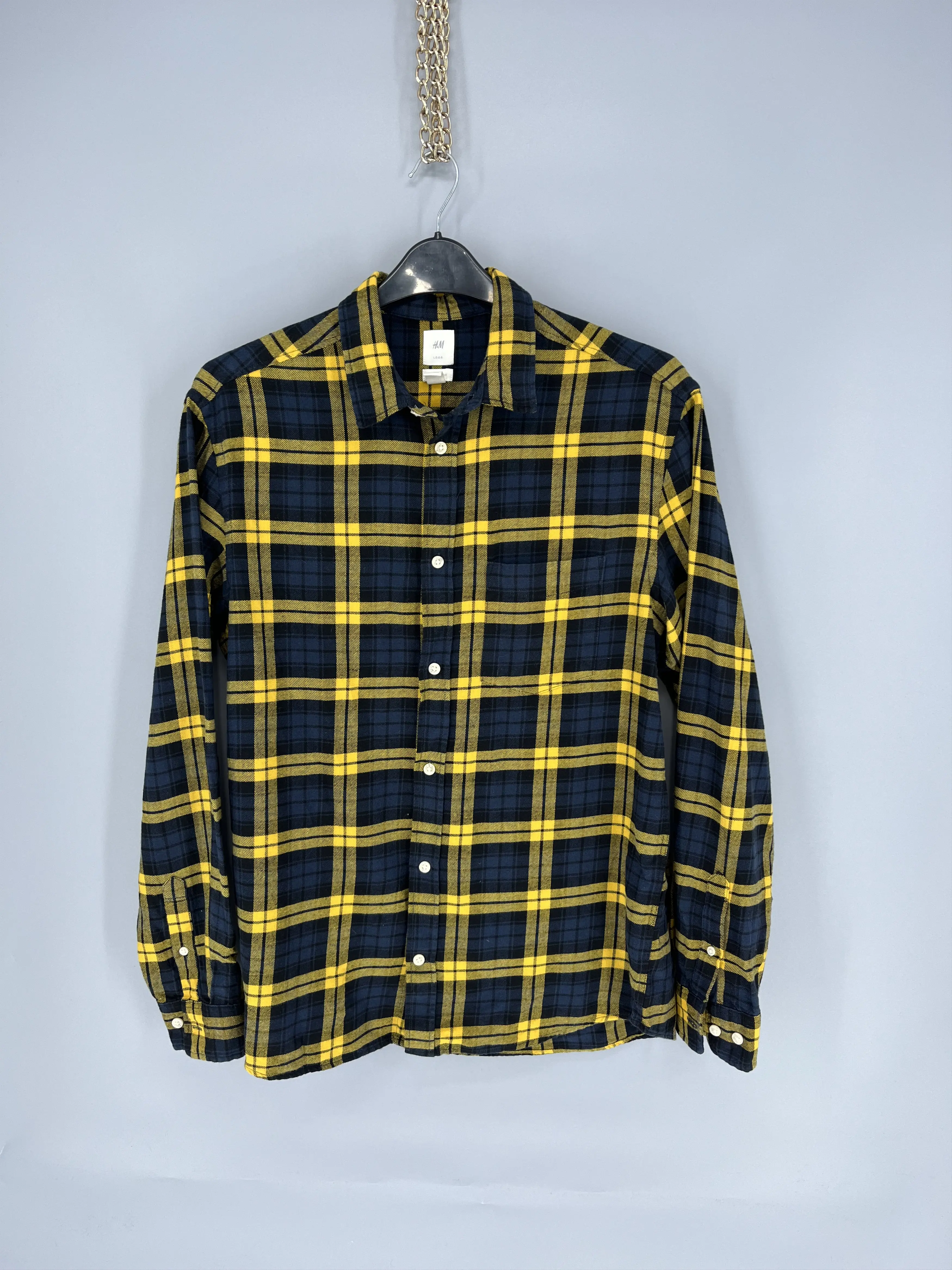Vintage Flannel Shirt Travis Scott Style Streetwear, Men's (Size M)