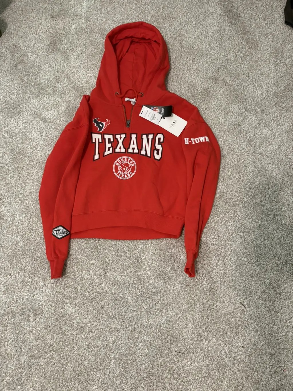 Houston Texans Wear By Erin Andrews Women's Hoodie in Red, Women's