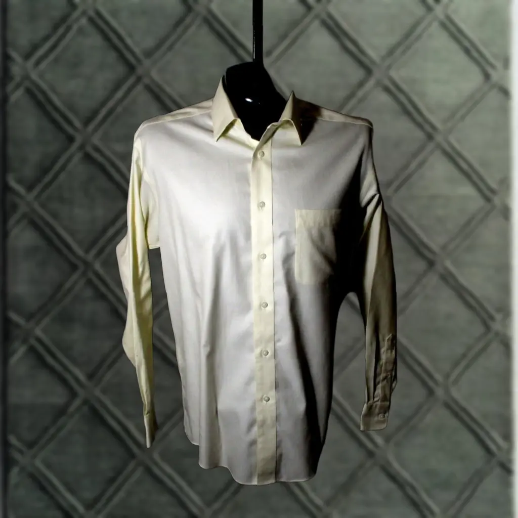 Joseph & Feiss Non-Iron Dress Shirt Beige Size 15.5/34-35 Classic Fit Mens