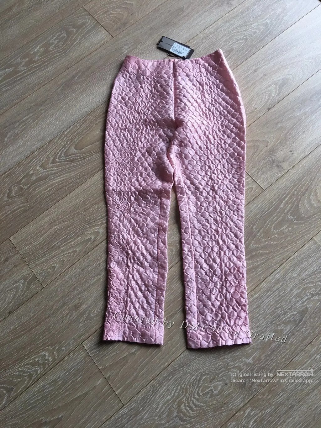 Ermanno Scervino Pink Scale Pattern Pants, Women's (Size 38)