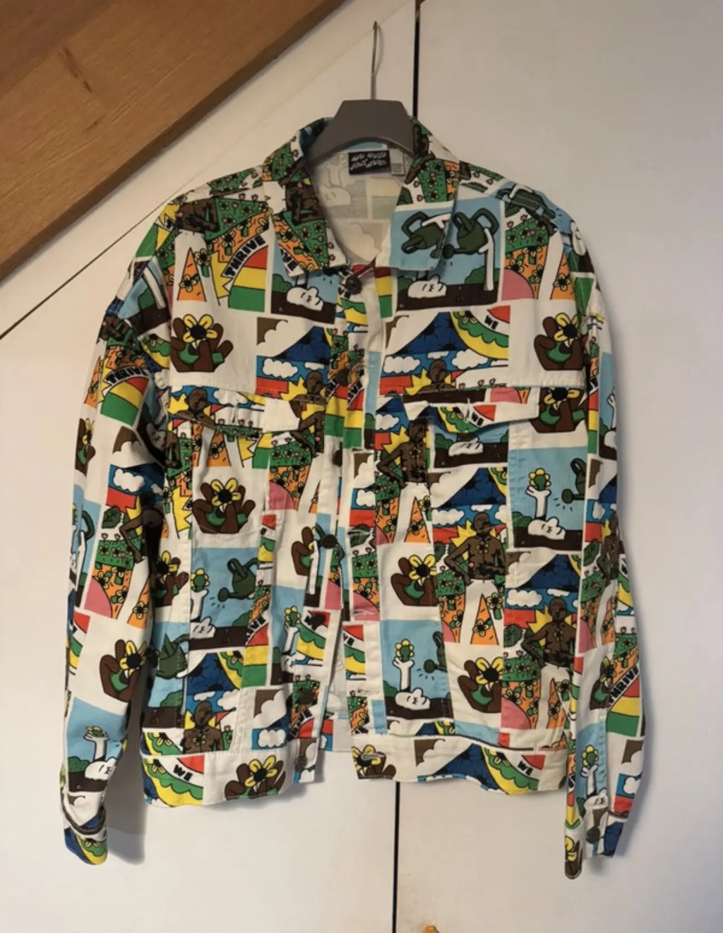 Lazy Oaf King Owusu Denim Jacket, Men's
