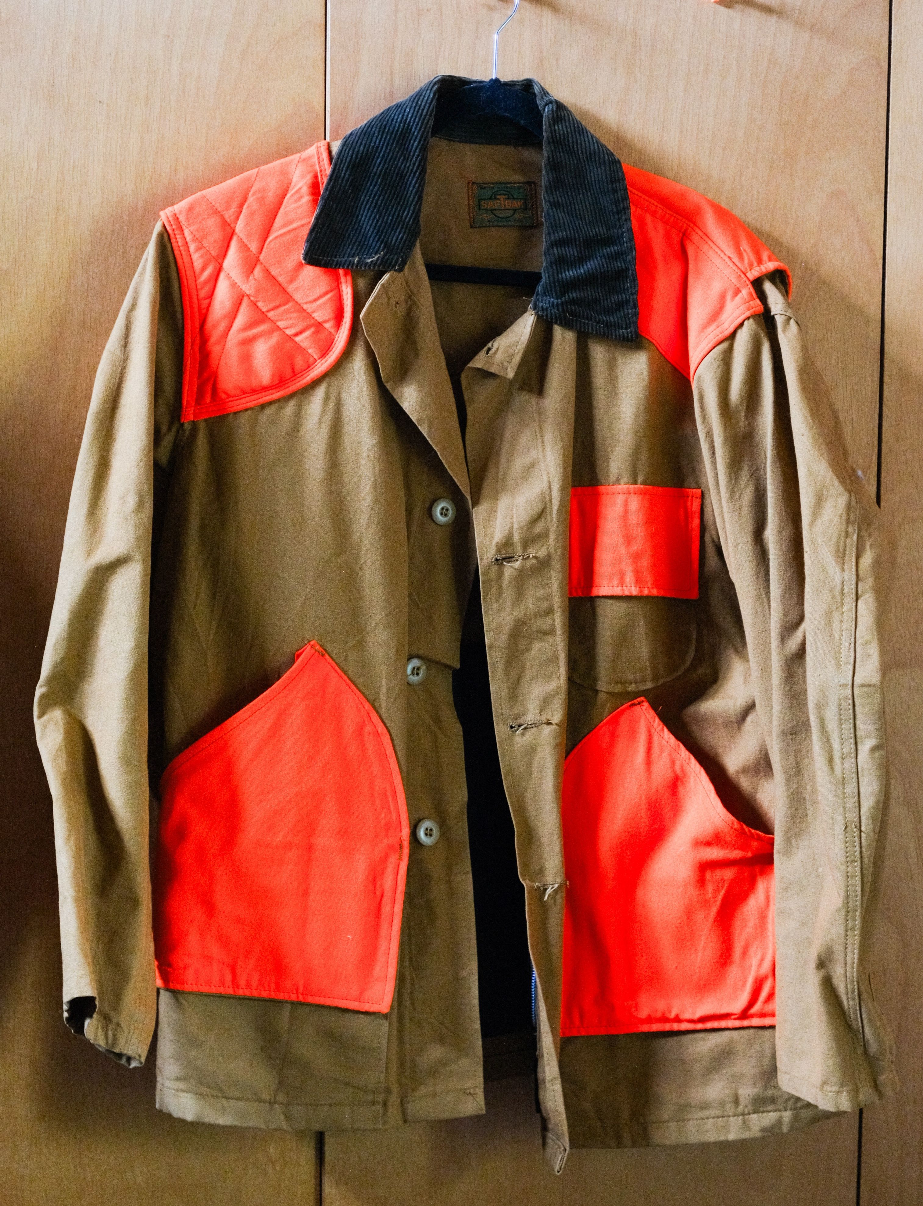 Saftbak Canvas Hunting Jacket in Beige, Men's (Size XL)