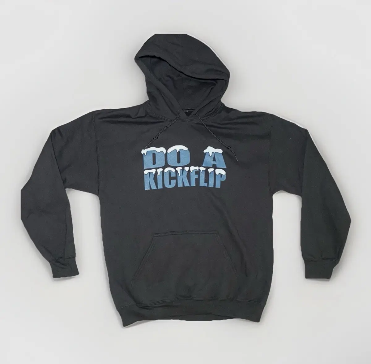 The Berrics Do A Kickflip Pullover Hoodie Black M Streetwear Skate, Men's (Size Medium)