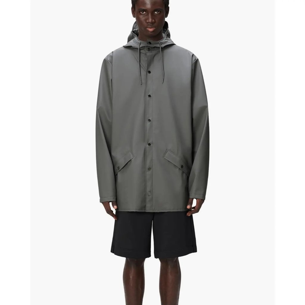 New Rains Storm Breaker Jacket W3 Coat Gray 1XL, Men's