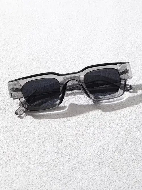 Electric Visual Retro Punk Kurt Cobain Style Sunglasses Square Frame Fashion in Grey, Men's