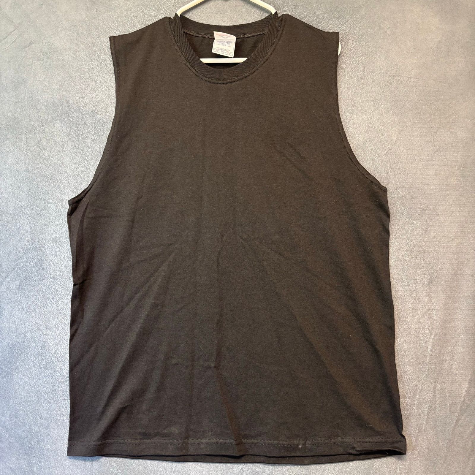 Aaa Vintage Alstyle Apparel & Activewear Muscle Shirt Sleeveless in Black, Men's (Size XL)
