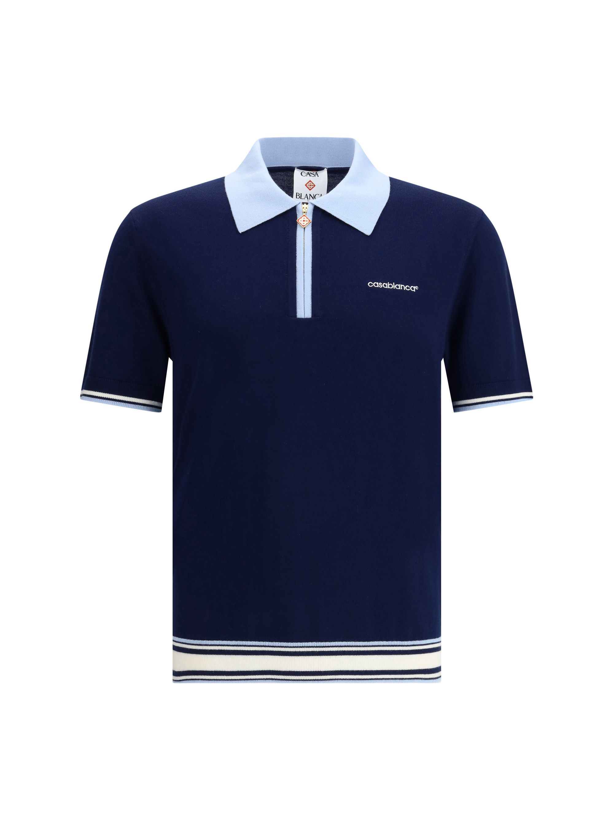 Casablanca Merino Wool Polo Shirt, Men's (Size Medium)