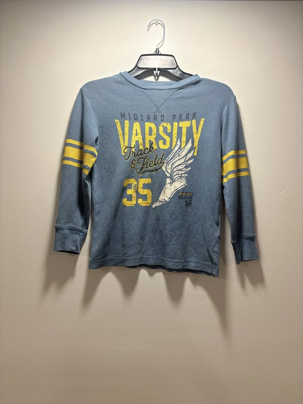 Roebuck & Co. Varsity Long Sleeve in Blue, Women's