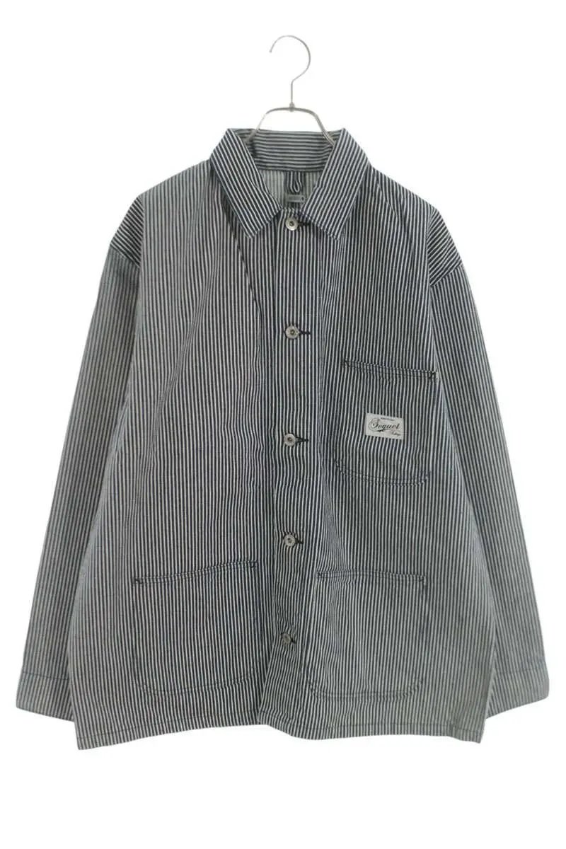 Sequel 25ss Multi-Color Hickory Cotton Jacket Size L, Men's