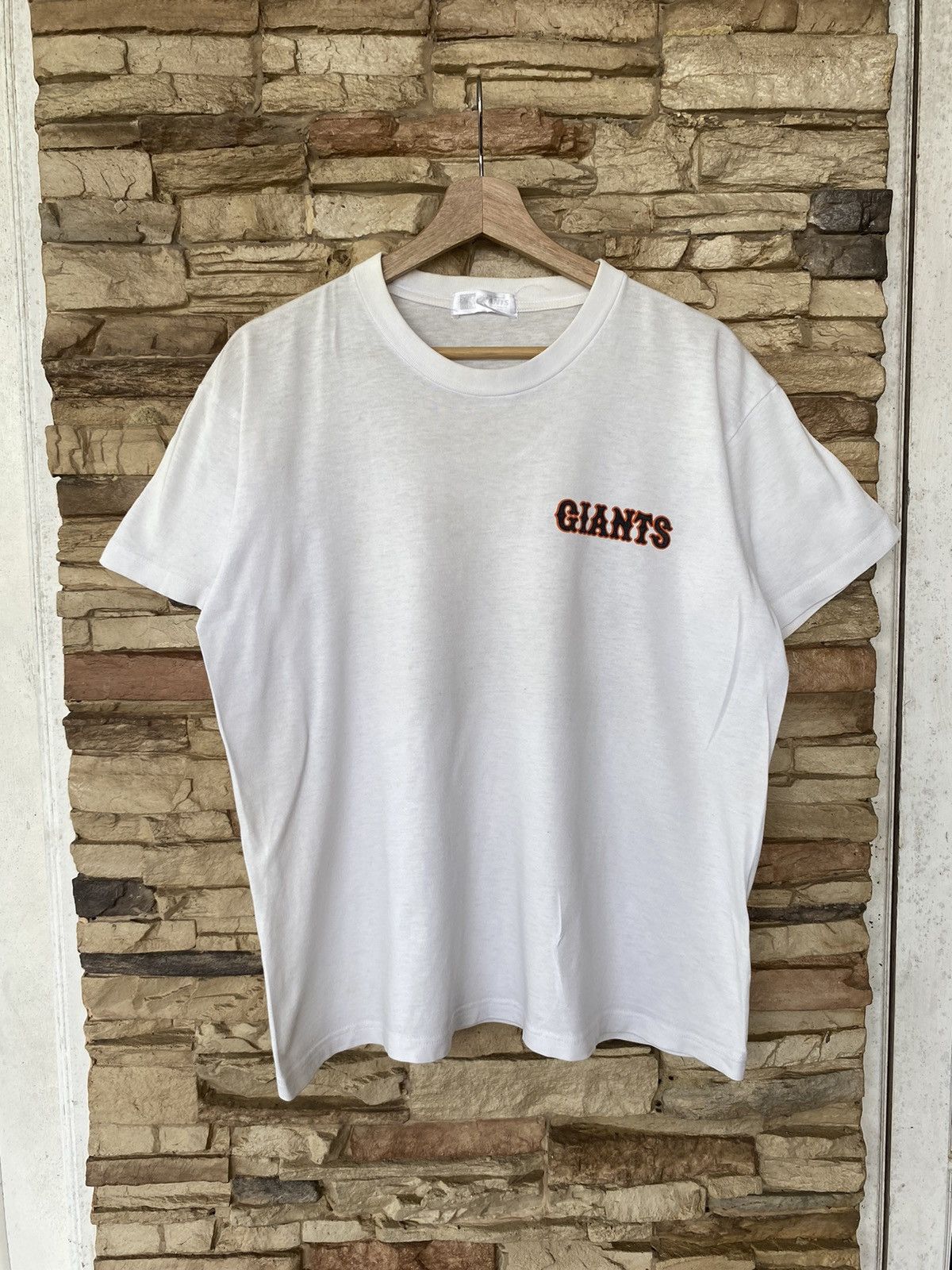 Vintage Giants Matsui 55 Tees in White, Men's (Size Large)