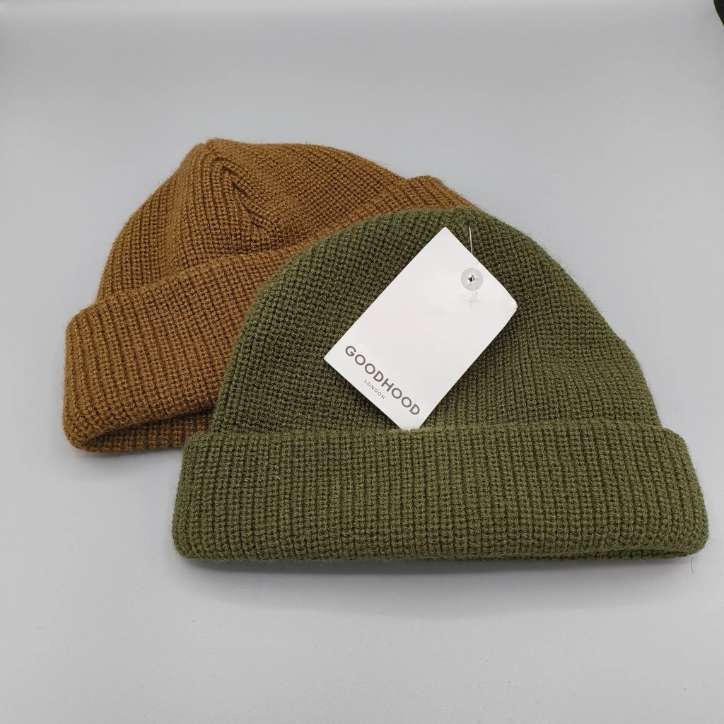 Goodhood 2 Beanie Cap Hat London Lot, Men's