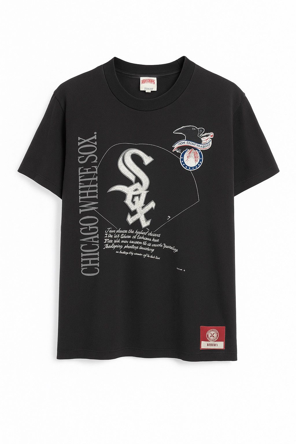 Mlb Vintage 90's Nutmeg Mills Chicago White Sox T-Shirt Usa Made in Black, Men's (Size Medium)