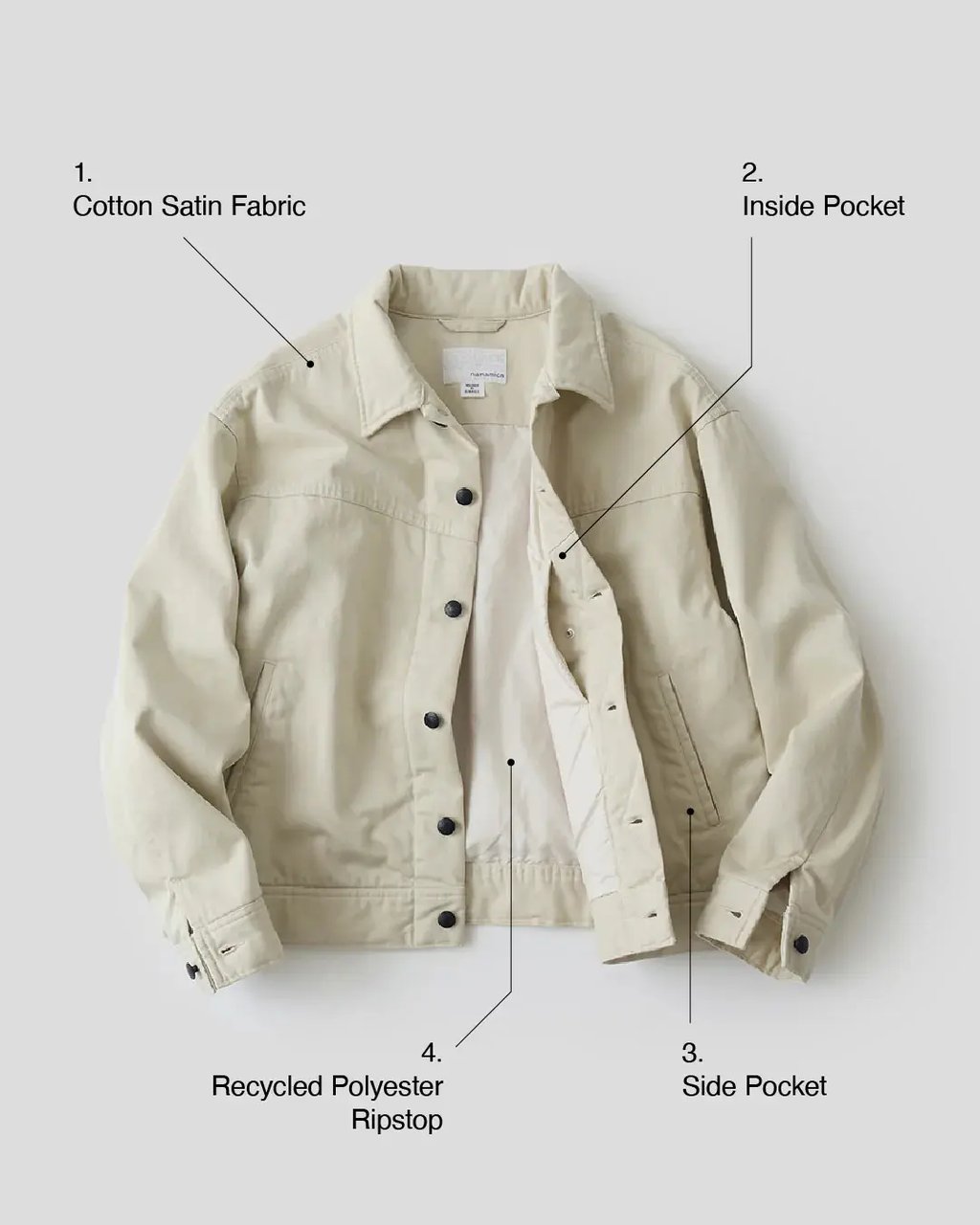 Insulation Jacket in Beige, Men's (Size M)