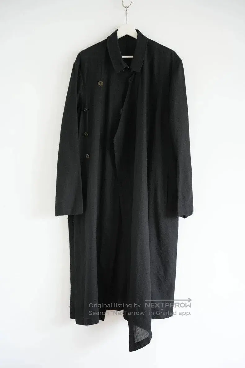 Yohji Yamamoto 07Aw Monk Coat in Black, Men's (Size XS)