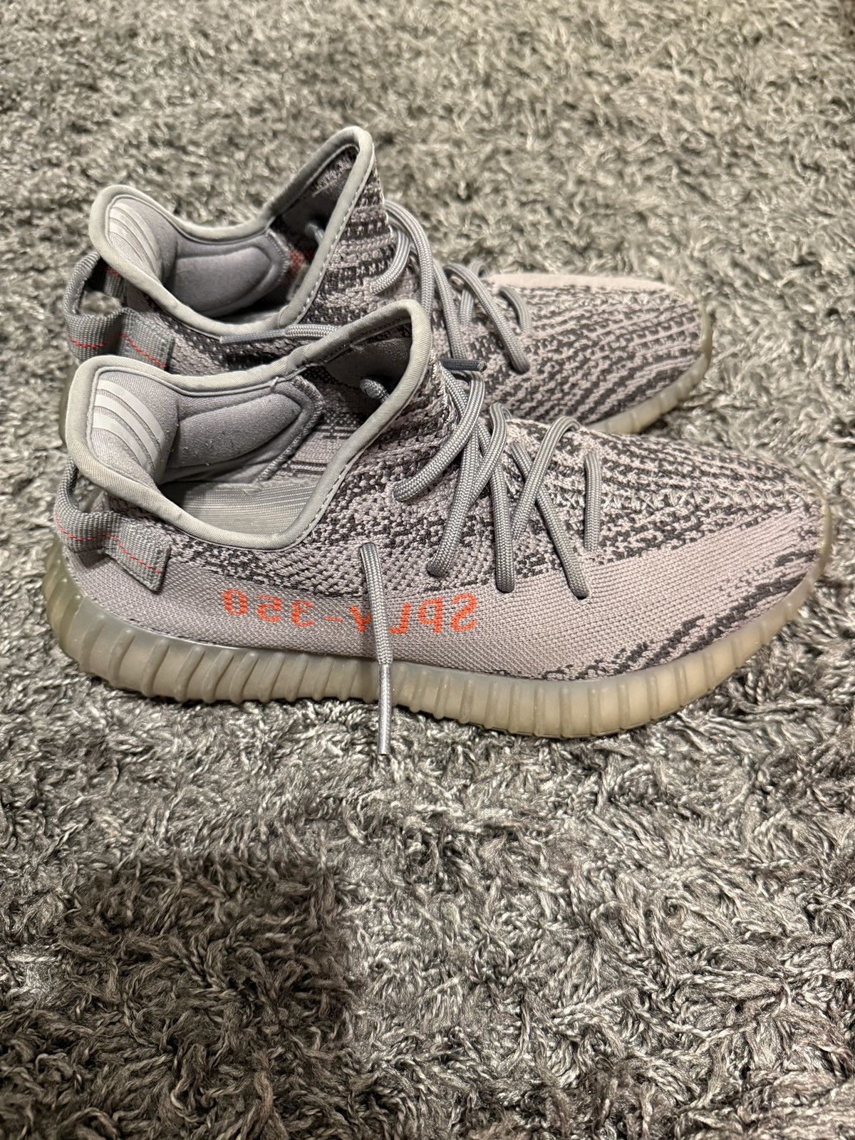 Beluga 2.0 Yeezy 350 Shoes in Grey, Men's (Size 8)