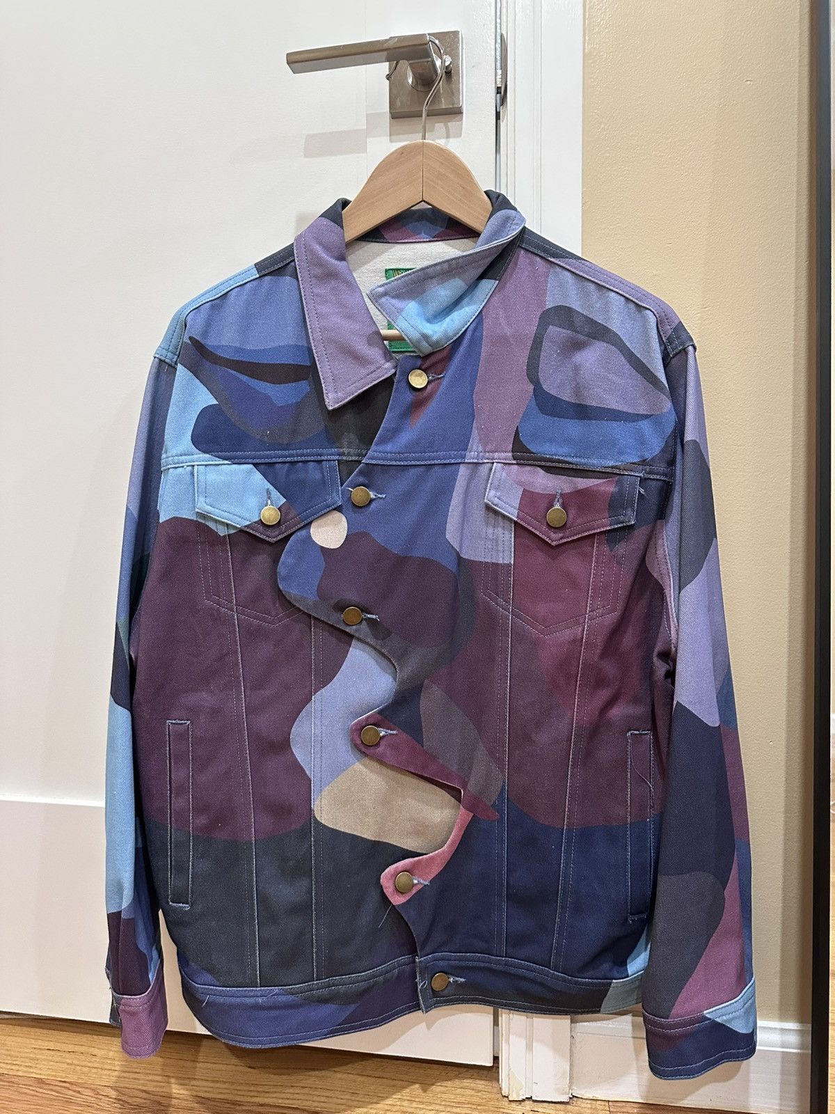 Kidsuper Kissing Jacket in Purple, Men's (Size Medium)