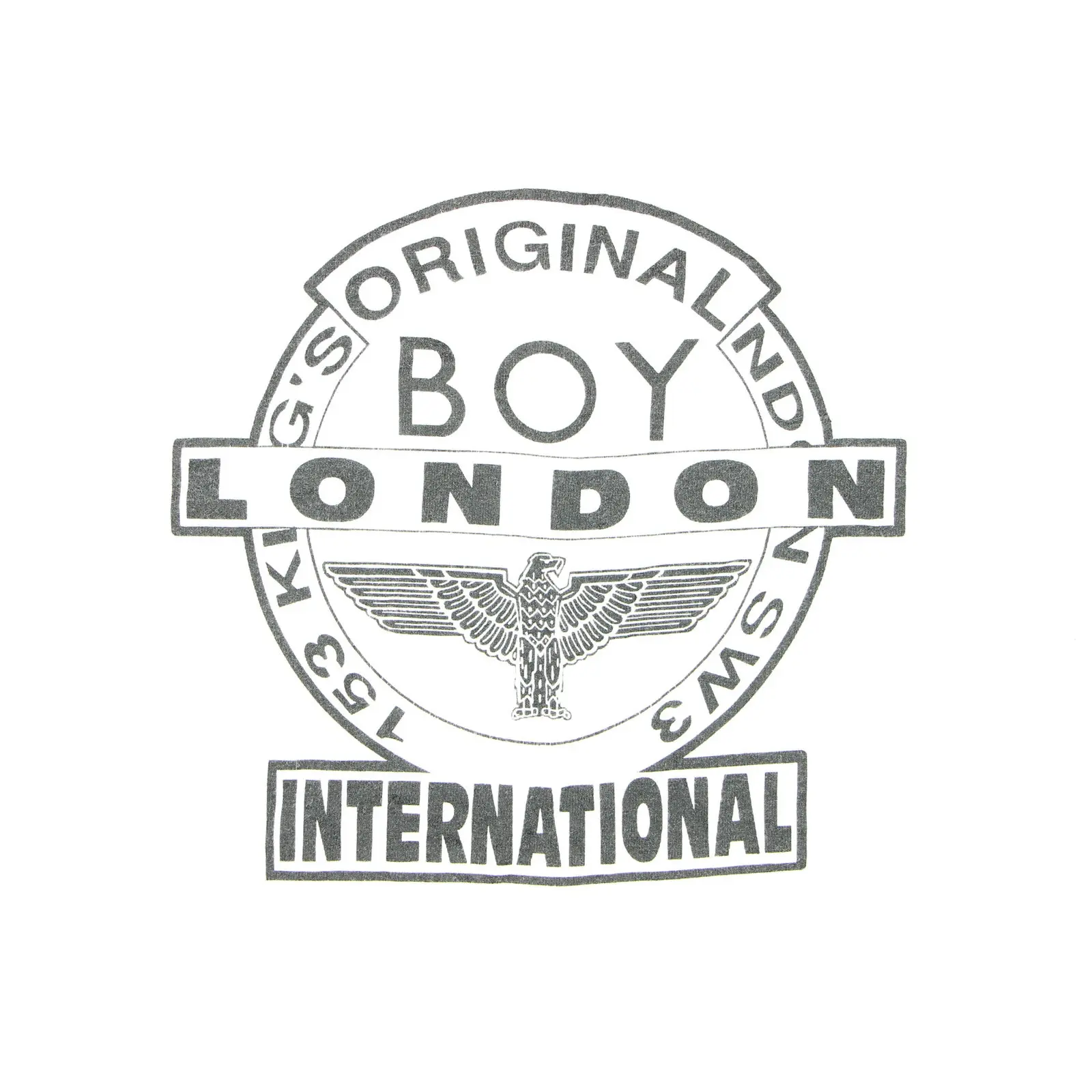 Vintage Boy London International Tee T Shirt in White, Men's (Size Large)