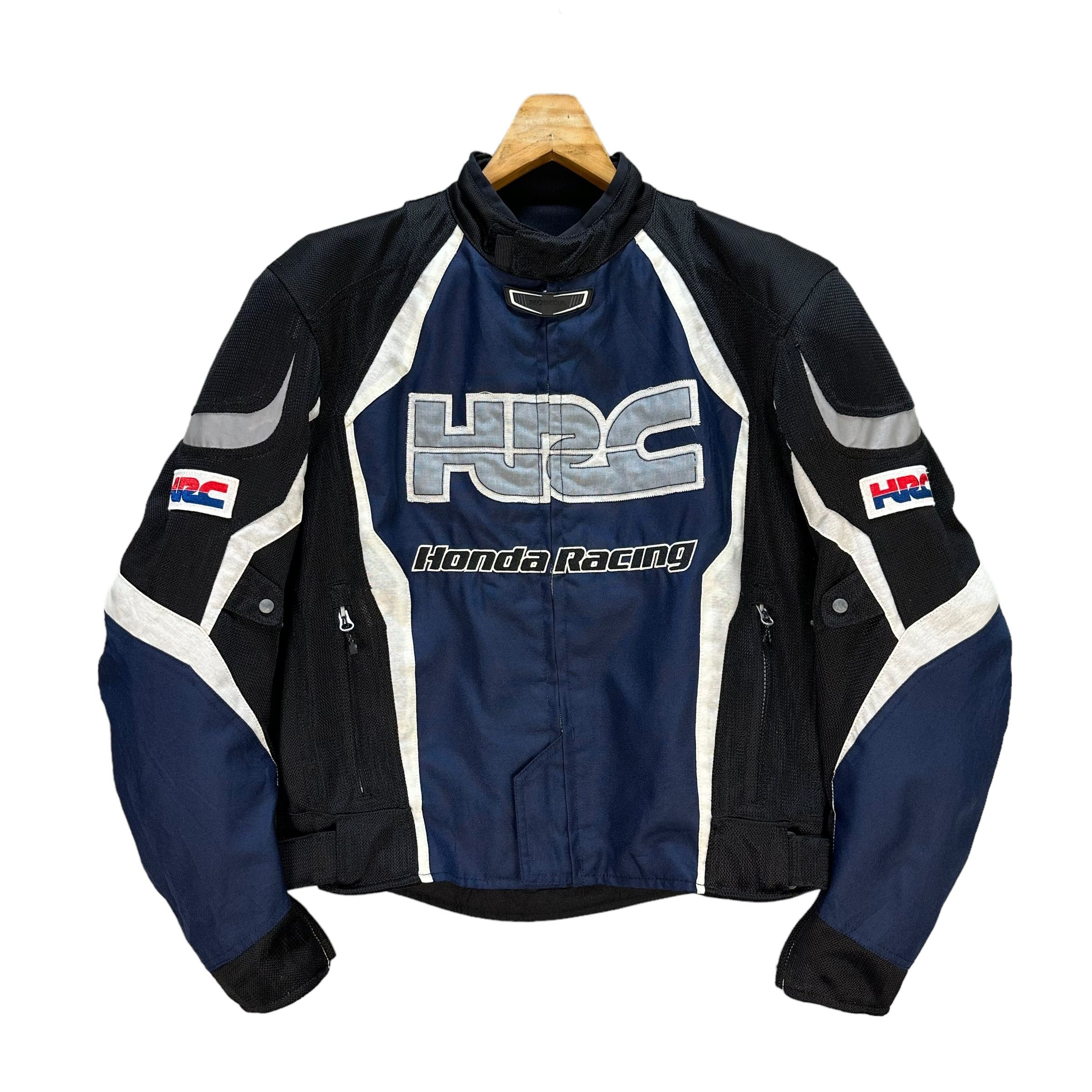 Hrc Honda Racing Scotchlite Motorbike Jacket A2-0051 in Blue, Men's (Size Large)