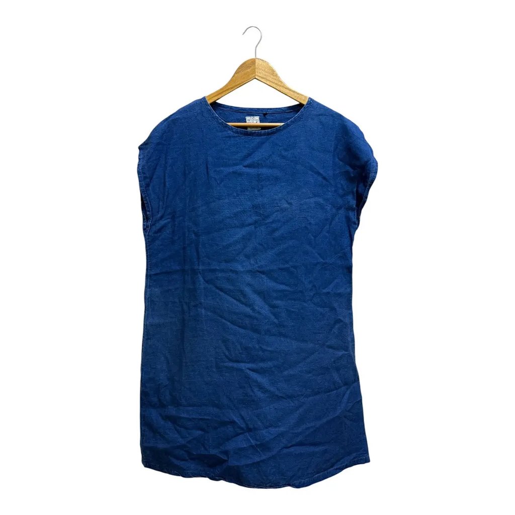 Orslow Modern Indigo Sleeveless Tunic Dress in Blue, Women's