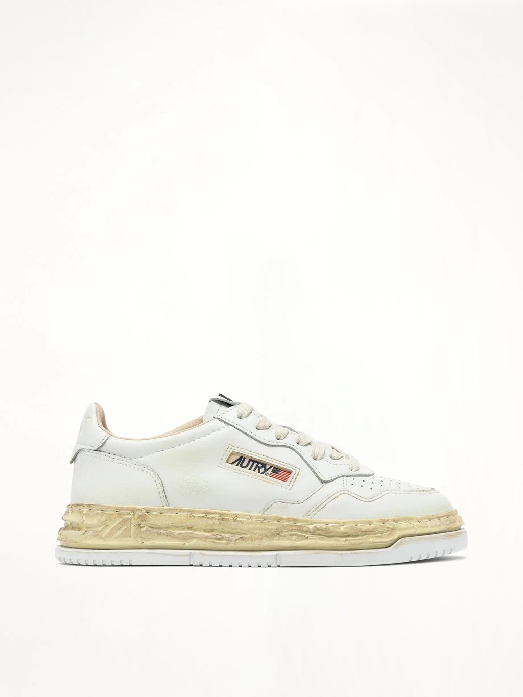 Mmy Super Vintage Low Sneaker In White, Men's (Size 13)