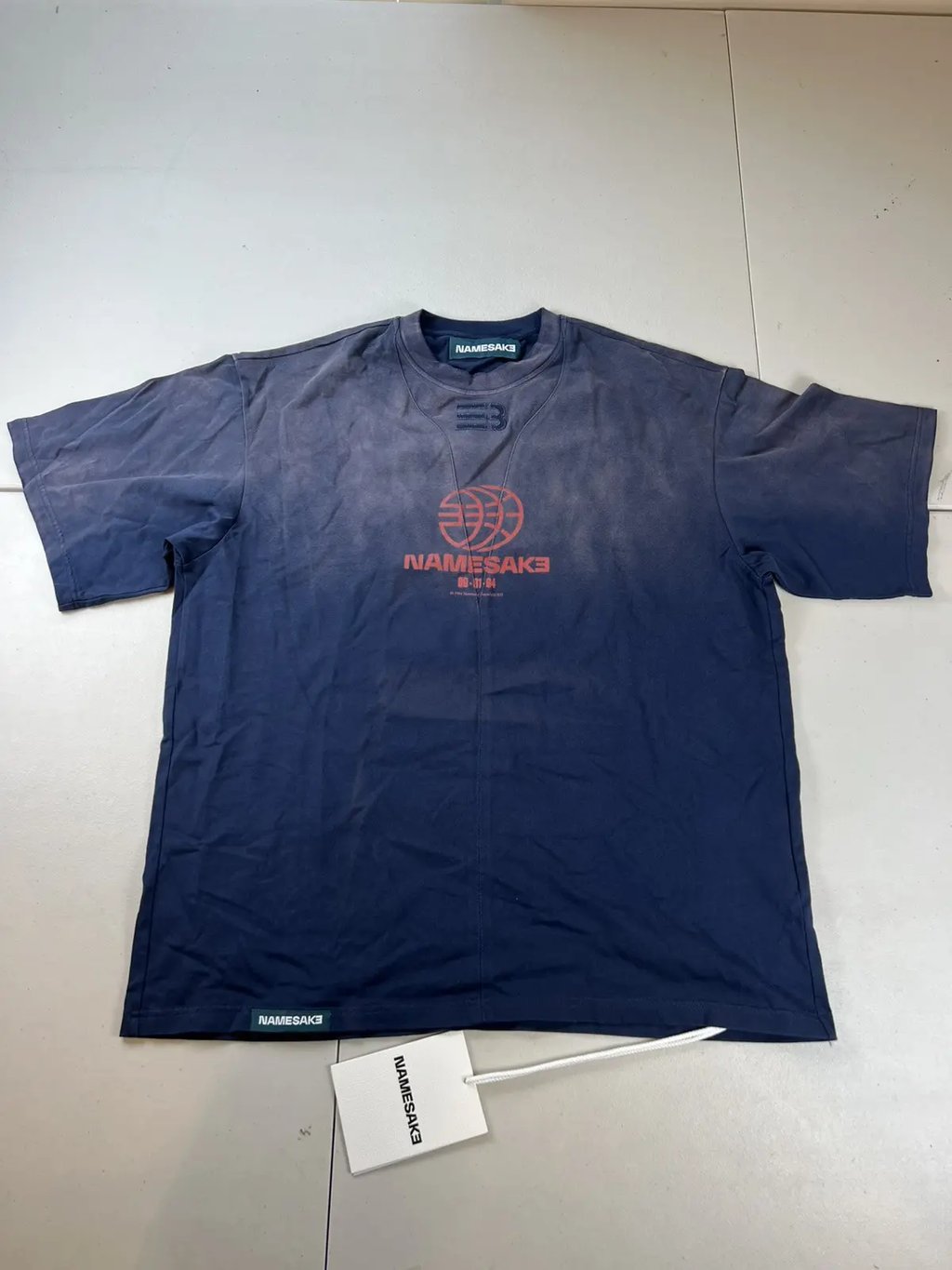 Namesake Washed Sava Tee in Blue, Men's (Size L)