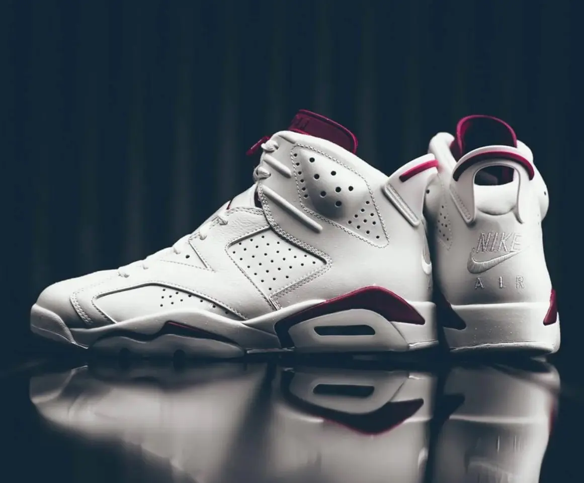 Air Jordan 6 Retro “Maroon” Shoes in Red, Men's (Size 10.5)