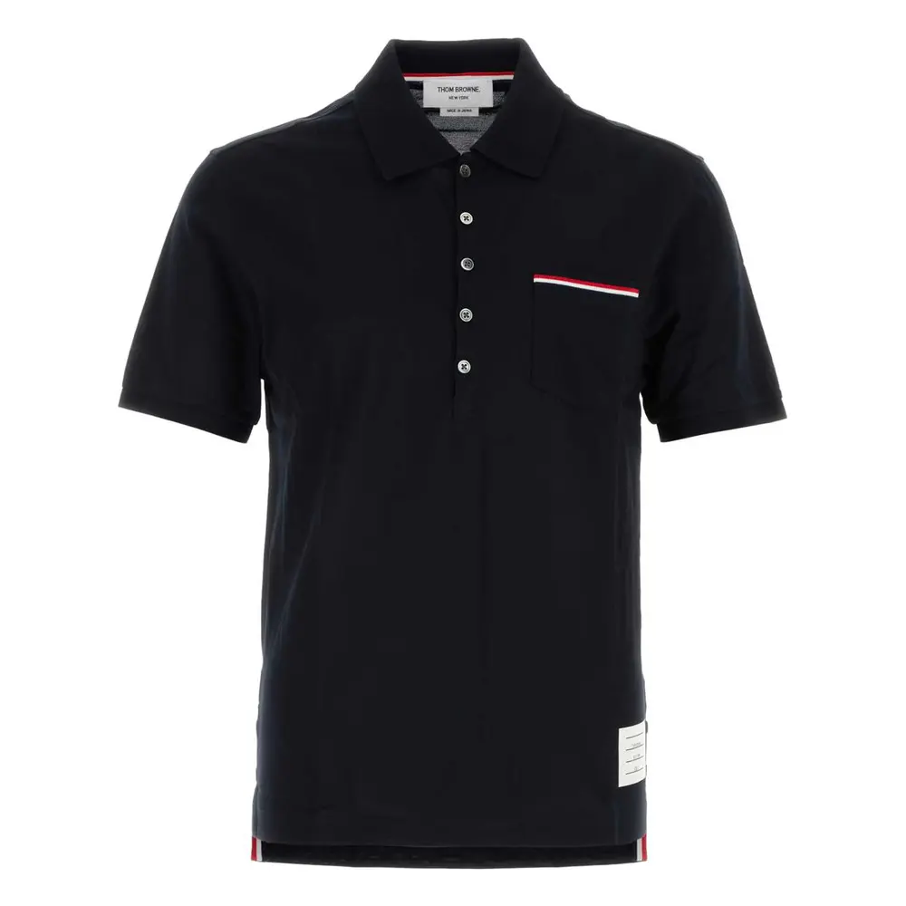 Thom Browne Blue Polo Shirts, Men's (Size Medium)