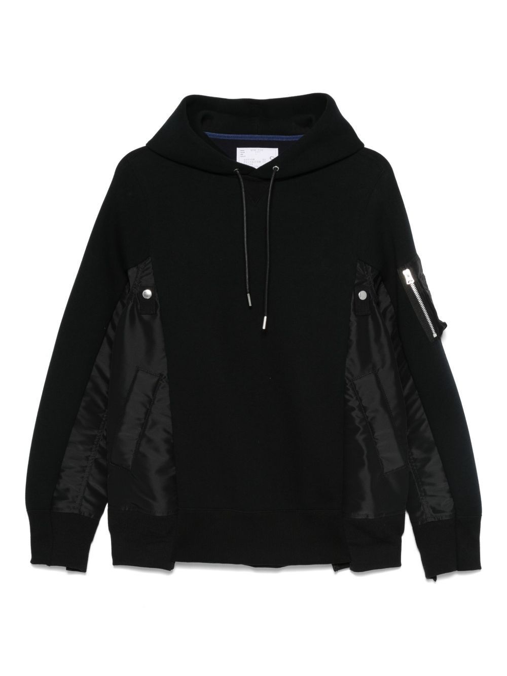 Sacai Cotton And Nylon Hoodie, Men's (Size Medium)