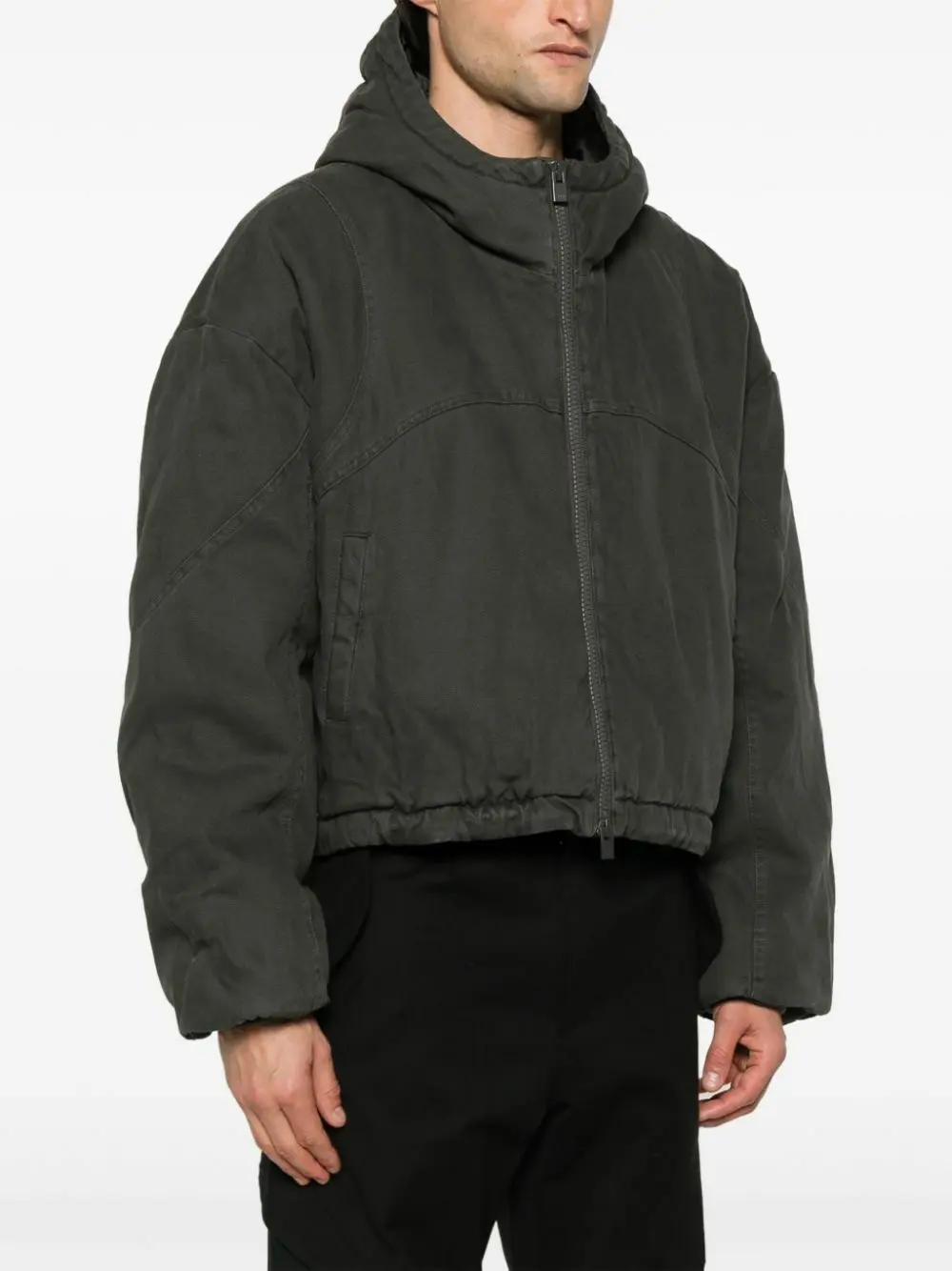 Heliot Emil Dux Worker Jacket in Grey, Men's (Size Medium)