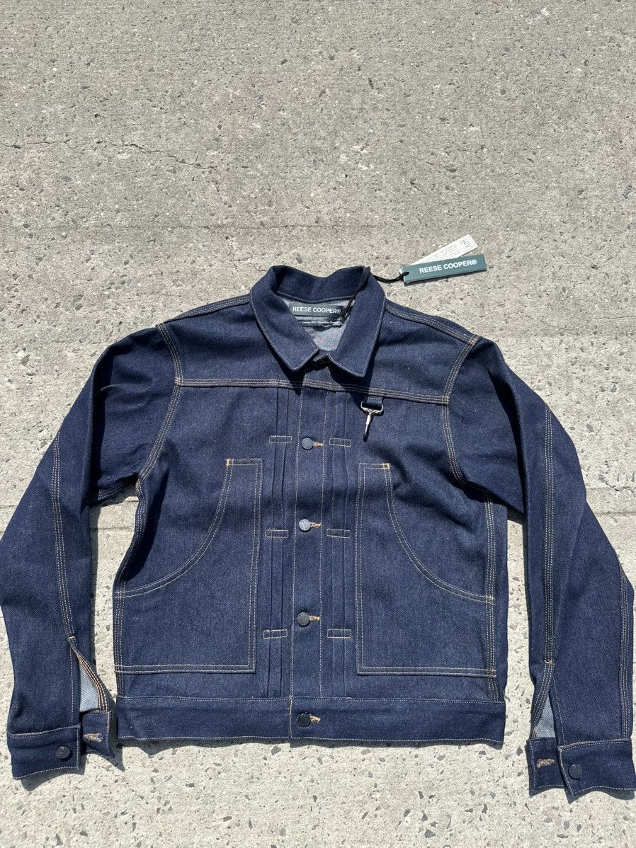 Reese Cooper Reece Cooper Raw Indigo Denim Jacket Ss1 in Blue, Men's (Size Small)