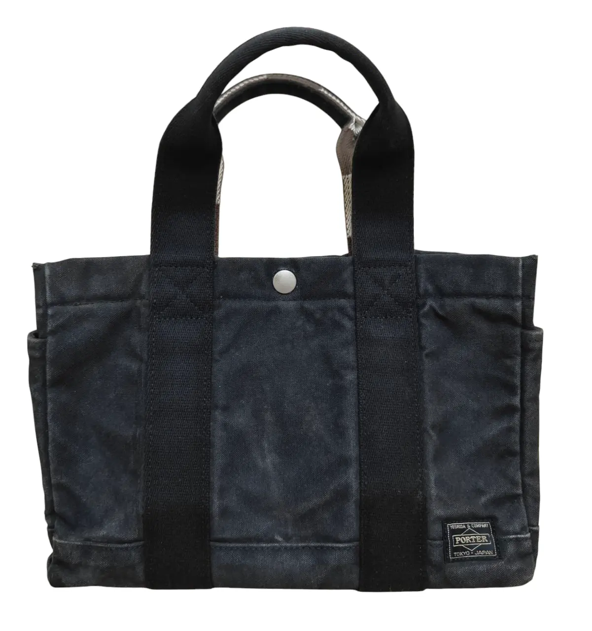 Porter Faded Small Carry Bag in Black, Men's