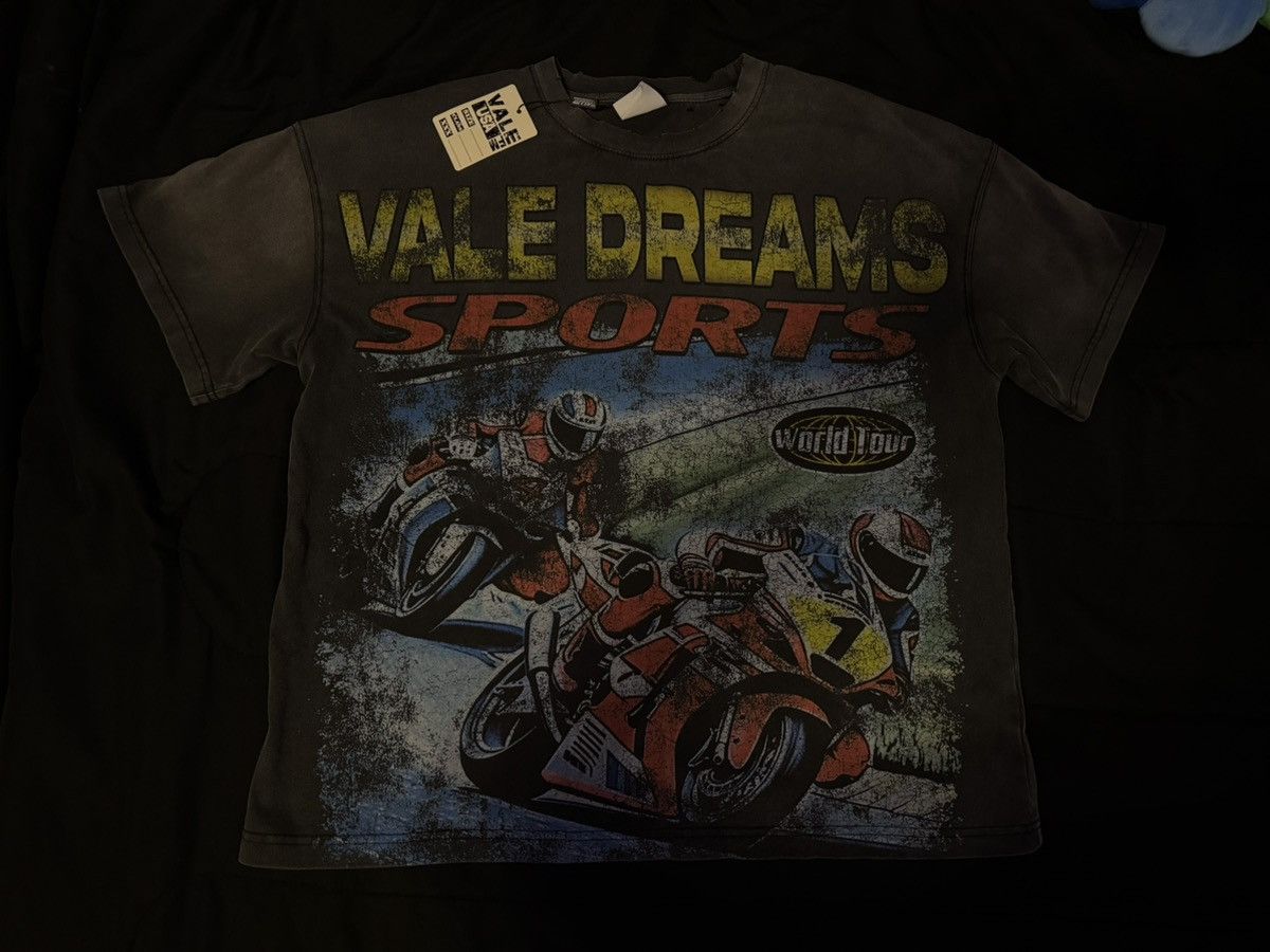 Vale Valley Sports “Motorcroxxx” Short Sleeve Tee in Black, Men's (Size Medium)