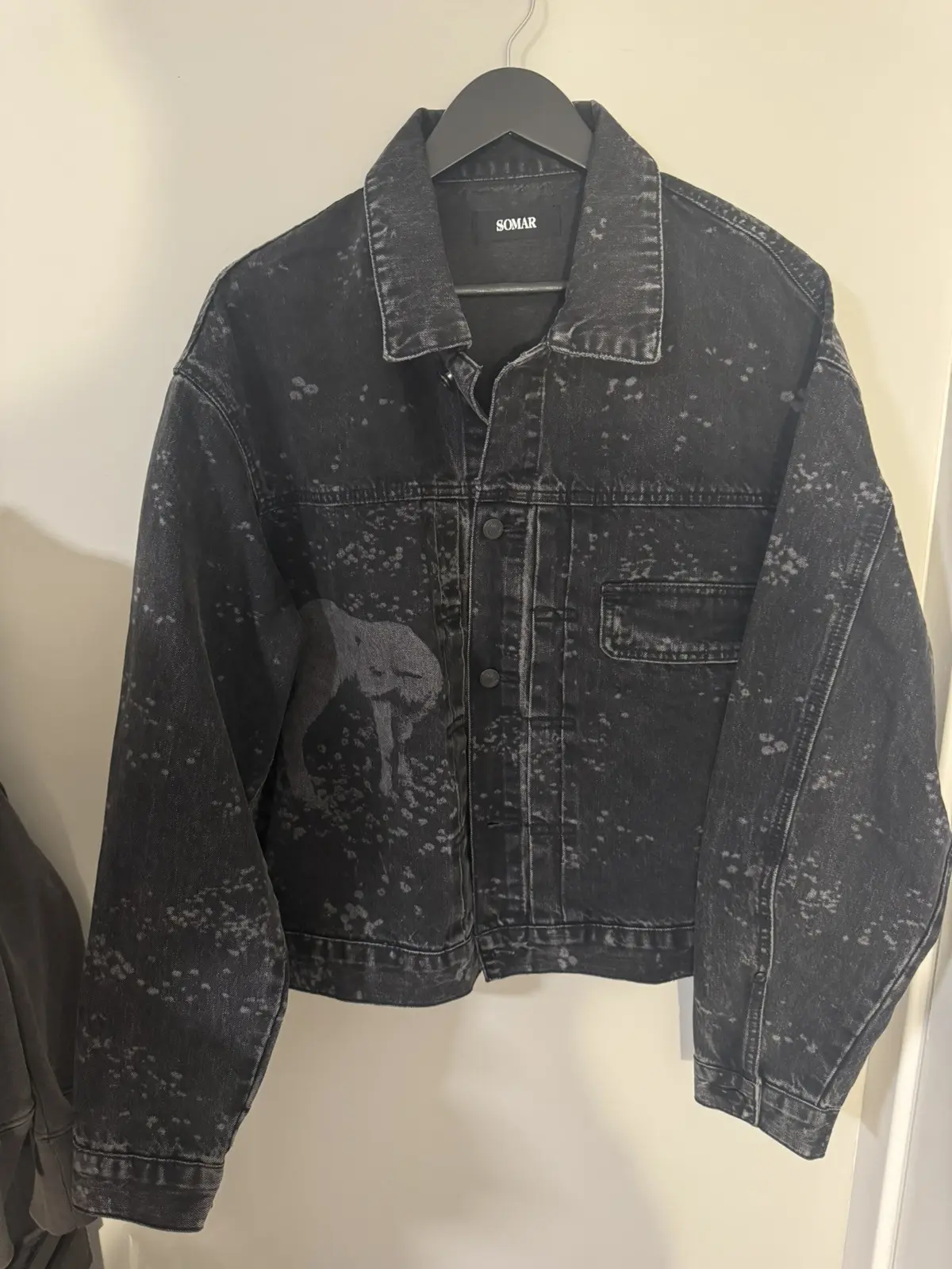 Somar Ishmael Denim Jacket in Black, Men's (Size Small)