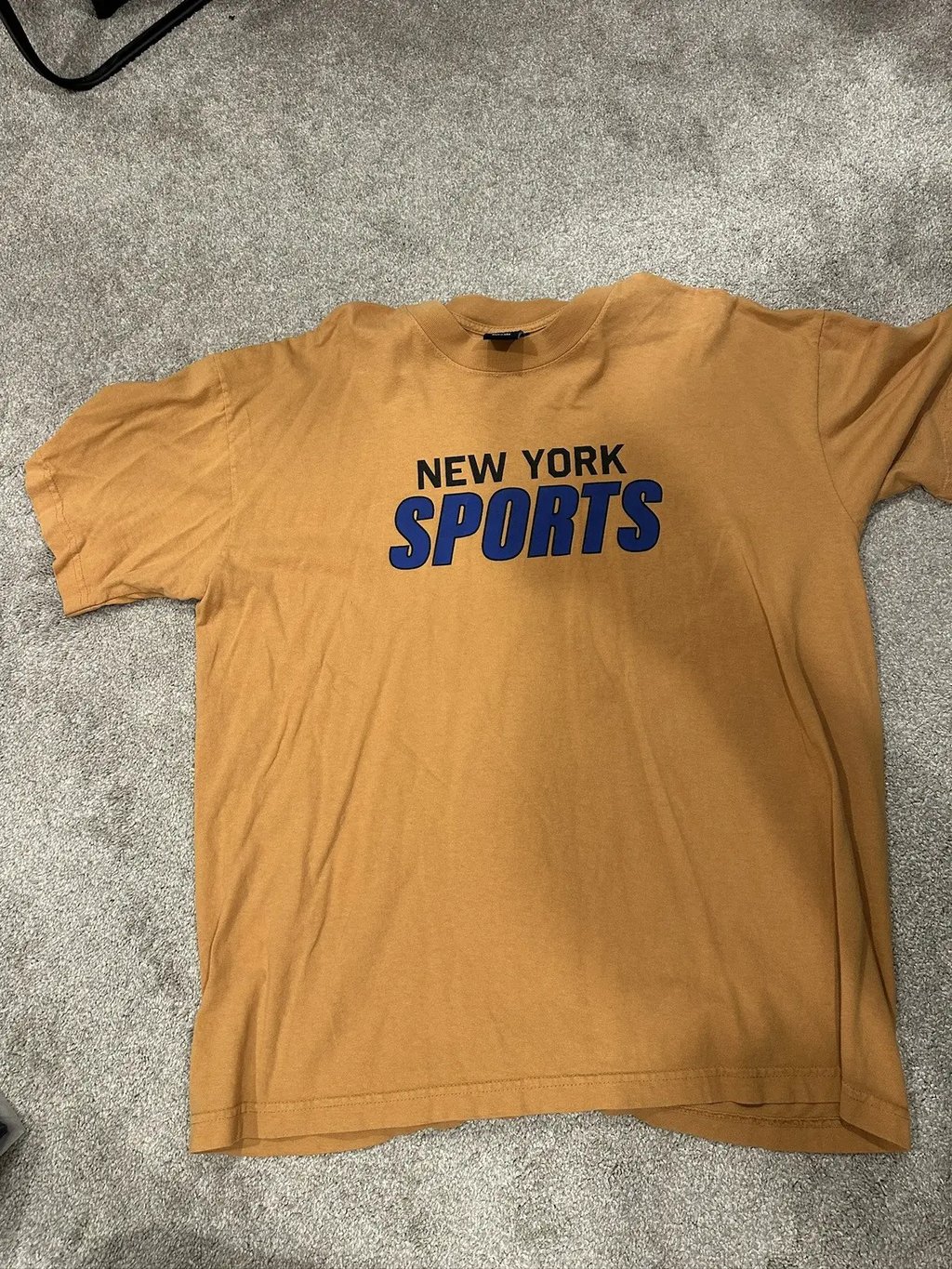 Only NY Tee Orange L in Beige, Men's