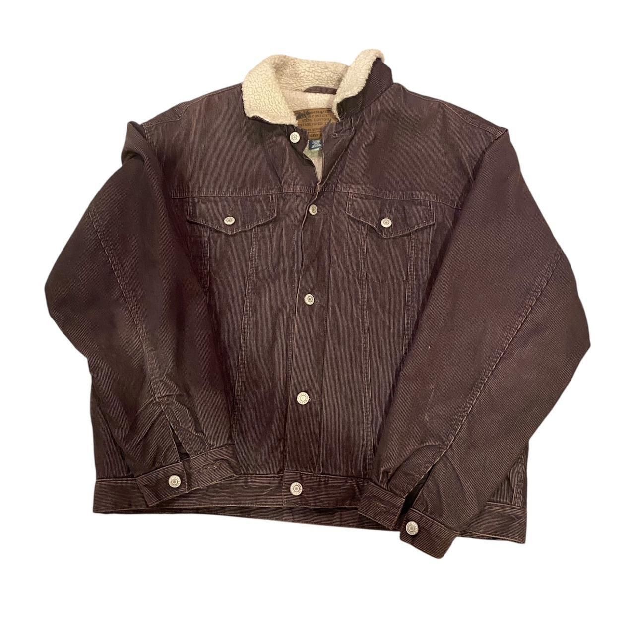 Carhartt x Old Navy Vintage 2000S Corduroy Shearling Jacket in Brown, Men's (Size Large)