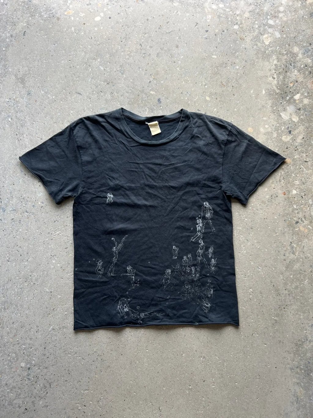 A.P.C. Section Musicale Sketch Graphic Tee Size 1 in Black, Men's