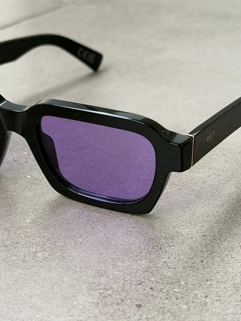 Retrosuperfuture Caro Purple Black Sunglasses, Men's