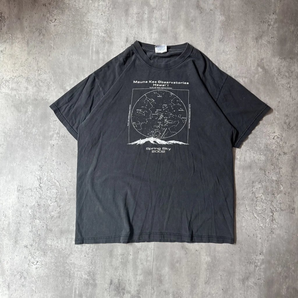 2000s Mauna Kea Observatories Hawaii Spring Sky - L in Black, Men's