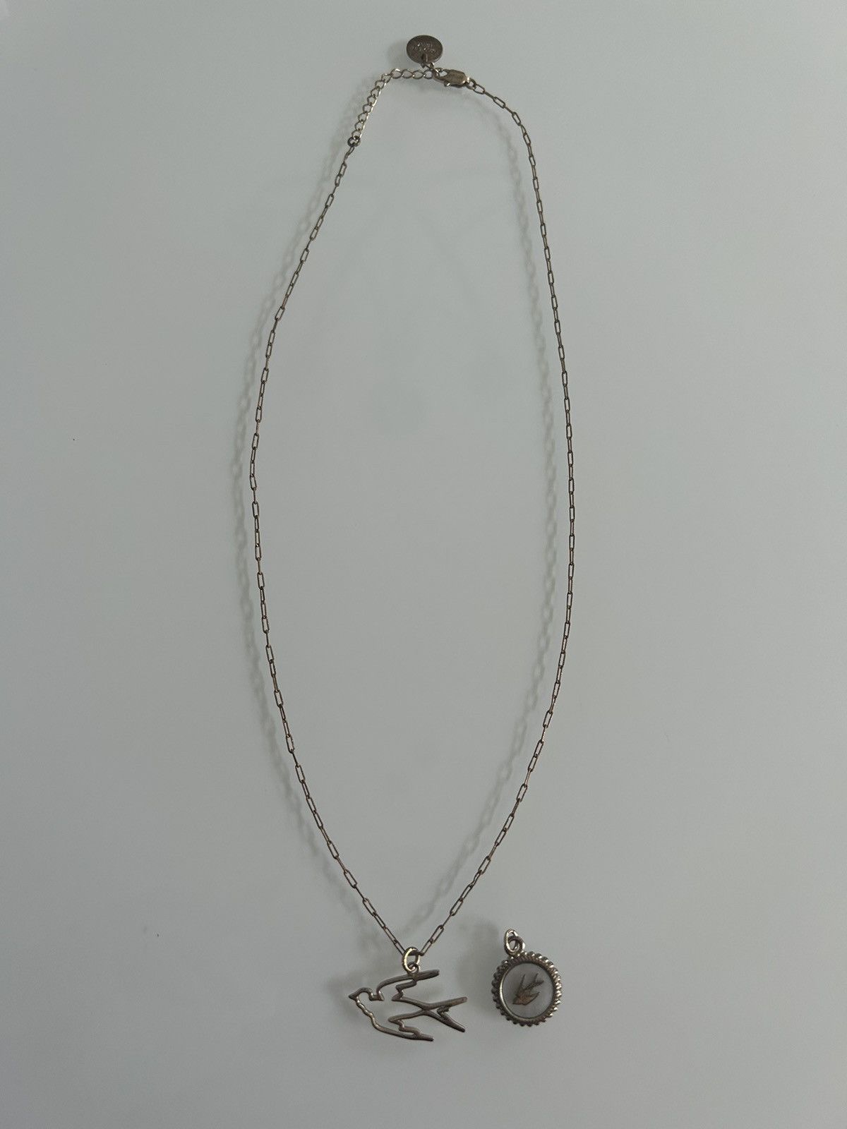 Alexander Mcqueen Logo Charm Necklace Mcq Gold, Men's
