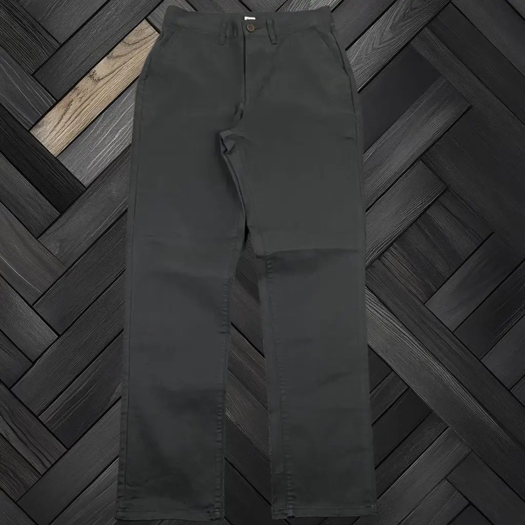 Katin Kraft Pant Chino Stretch Twill Skate Surf Black Wash Gray Size 30x31 New Mens, Men's