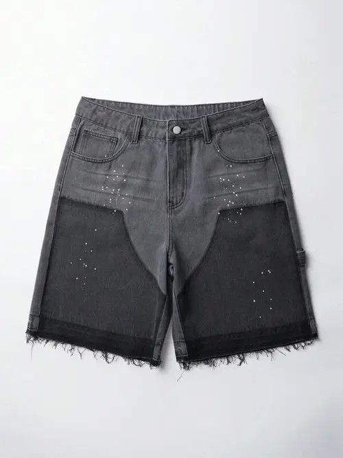 Noriko X Emiko Vintage Retro Denim Jeans Shorts in Grey, Men's (Size 32)
