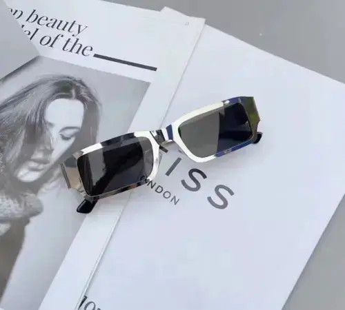 Electric Visual Vintage Square Frame Sunglasses in Black, Men's