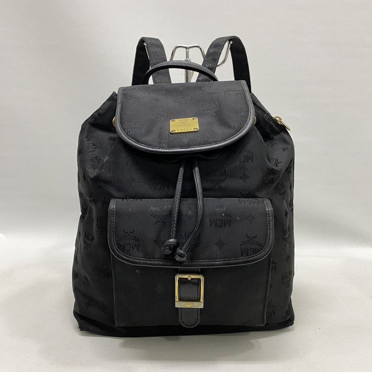 Authentic Modern Creation Munich MCM Backpack in Black, Men's