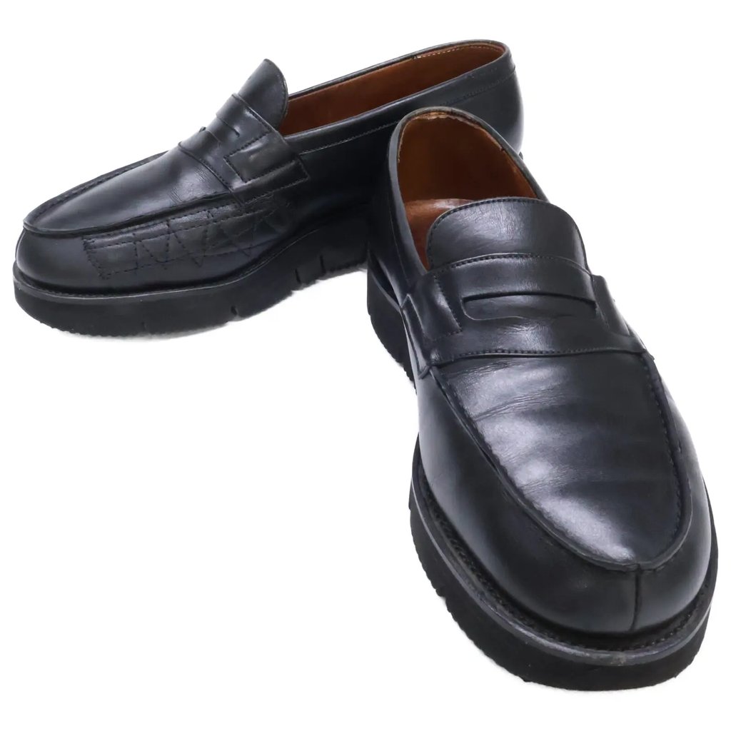 J.M. Weston Black Signature Loafers Size Uk 5, Men's (Size 6)