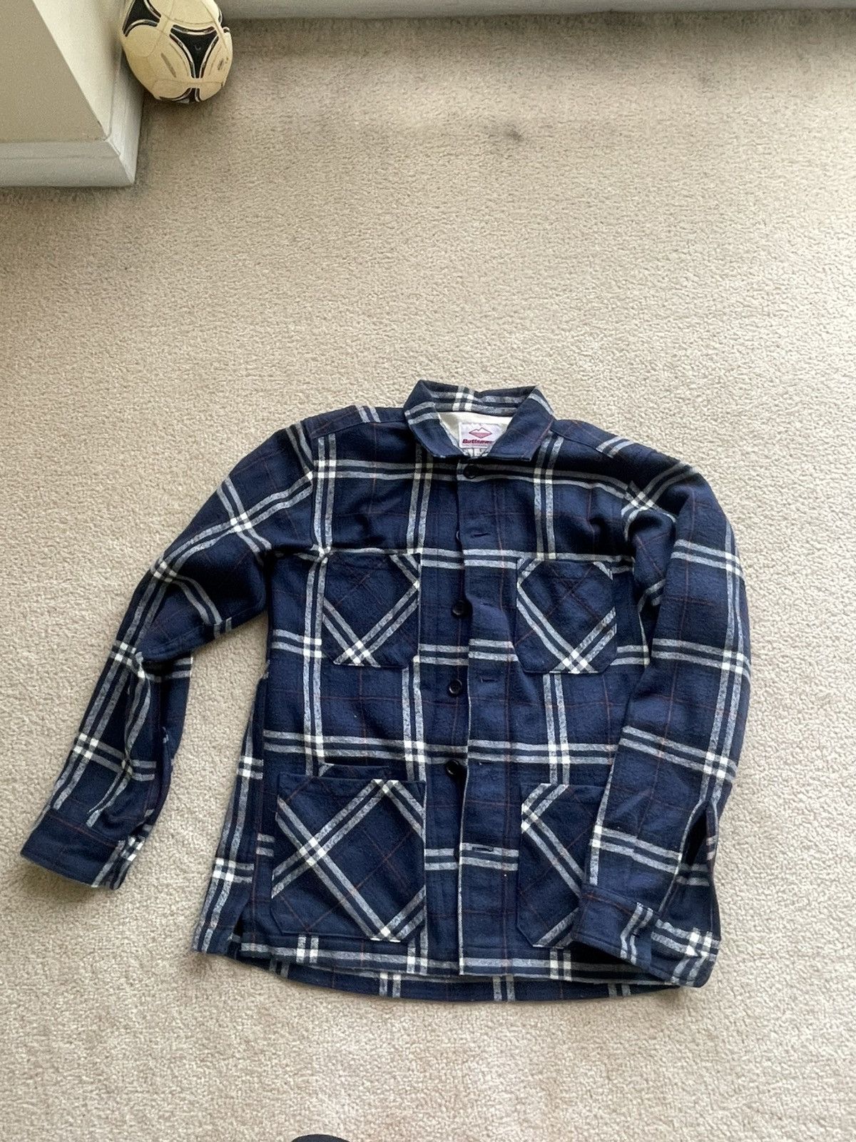 Battenwear Flannel Overshirt, Men's (Size Small)