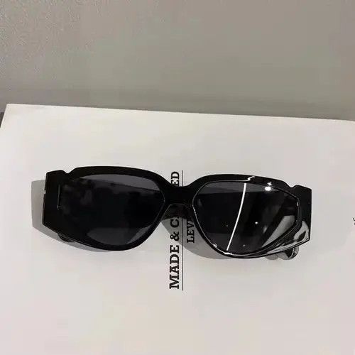 Electric Visual Vintage Square Frame Sunglasses in Black, Men's