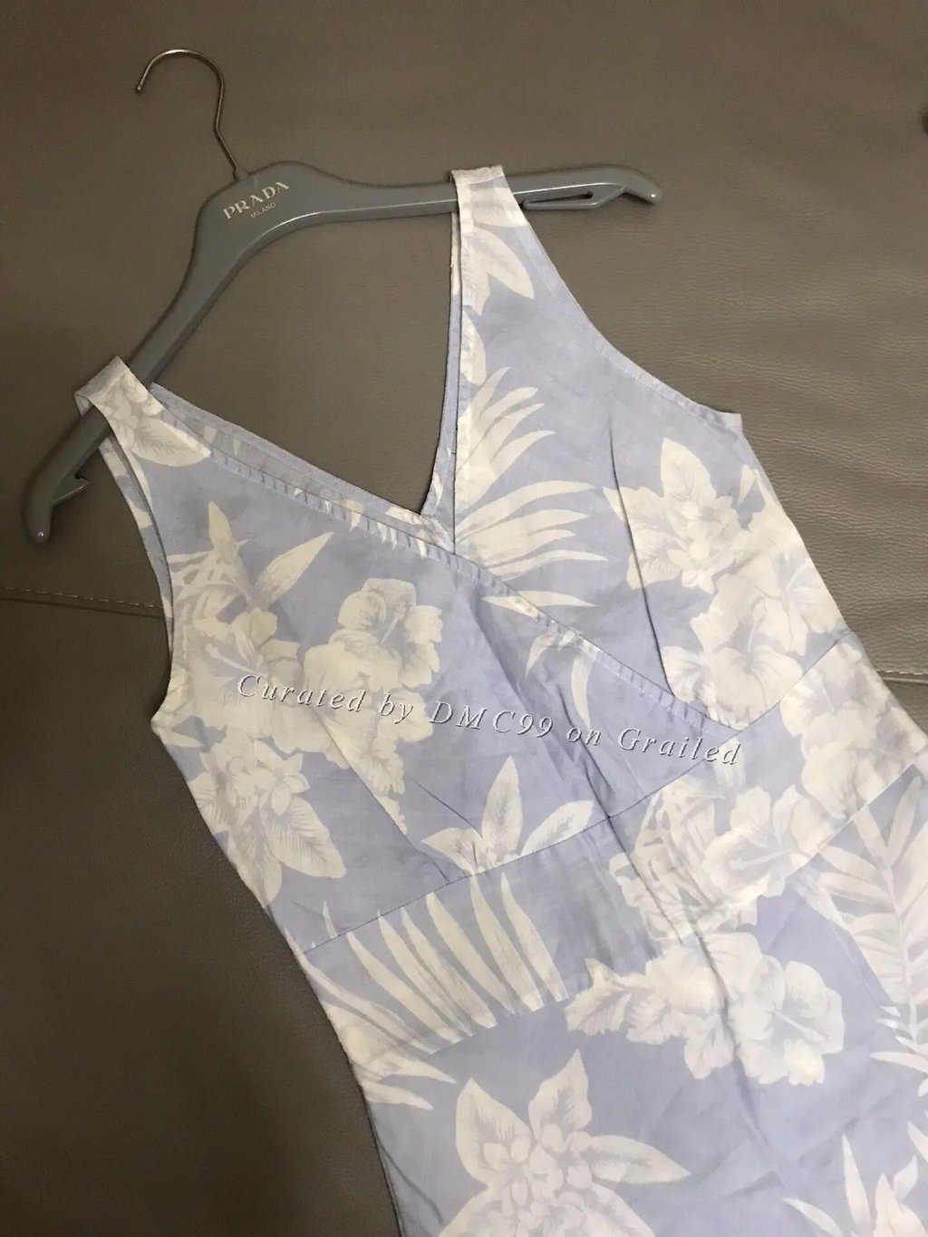Jigsaw Light Blue Floral Sleeveless Dress, Women's (Size M)